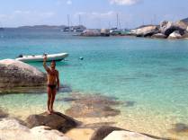 Devil's Bay, ao lado de The Baths, em Virgin Gorda - BVI